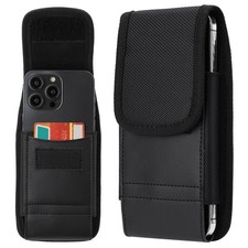 Nylon Belt Clip Pouch Cell Phone Holster Protective Wallet Carrying Case Cover