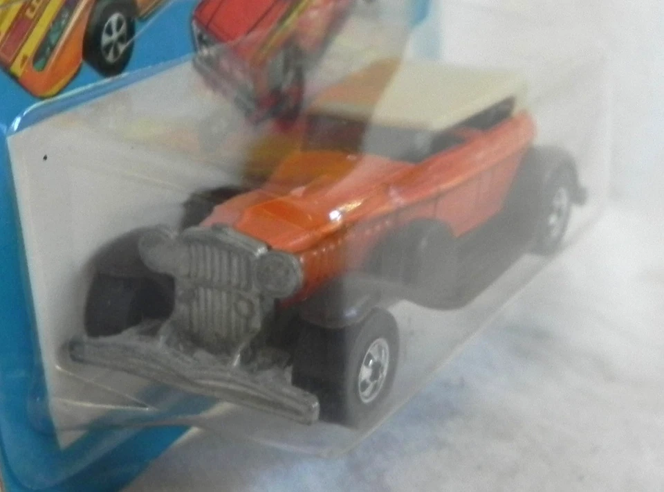Hot Wheels "Flying Colors" '31 Doozie, Orange & Brown, Hong Kong 1976, MOMC - Image 4 of 4