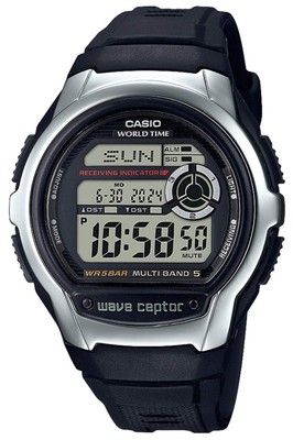 Casio Wave Ceptor Men's Radio-Controlled Watch WV-M60R-1AJF Black LED Light
