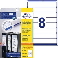 Avery Zweckform L6060REV-20 OrdnerrüCken Etiketten (Mit Ultragrip, 34 X 192 Mm A