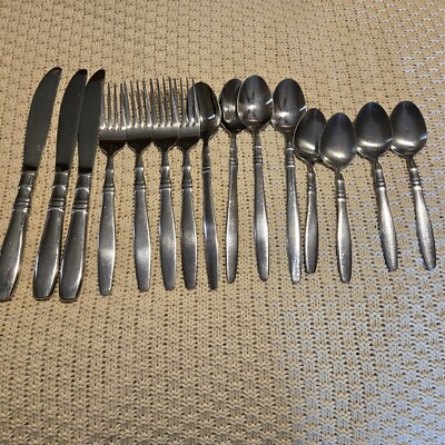 15 Reed & Barton BROMPTON Heritage Mint Stainless Flatware Service For 4 READ