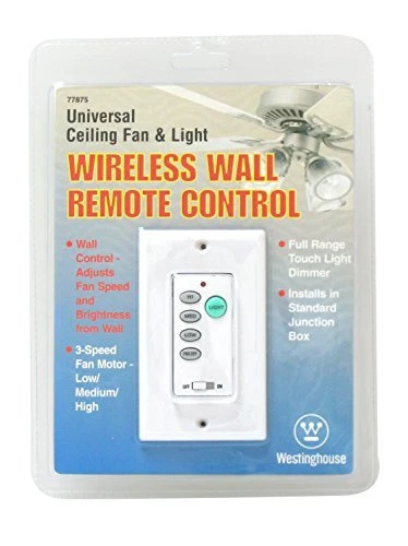 Westinghouse 7787500 Wireless Ceiling Fan and Light Wall Control - 2 Pack - Image 4 of 4