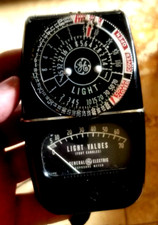 GE Exposure Light Meter 8DW58Y4 RETRO 1940's Vintage Selenium