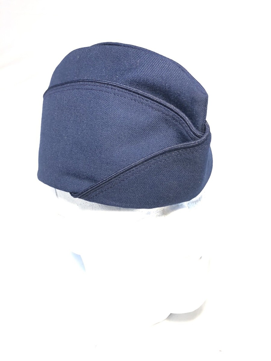 USAF CAP GARRISON MEN'S SIZE 7 ENLISTED SERVICE DRESS BLUE UNIFORM CLASS  A/B HAT | eBay