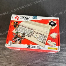 Amiga 500 The A500 Mini 25 Retro Games HDMI Console - Modern 2022 Edition