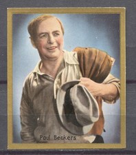Paul Beckers Vintage Movie Star Cigarette Trading Card Constantin No.222