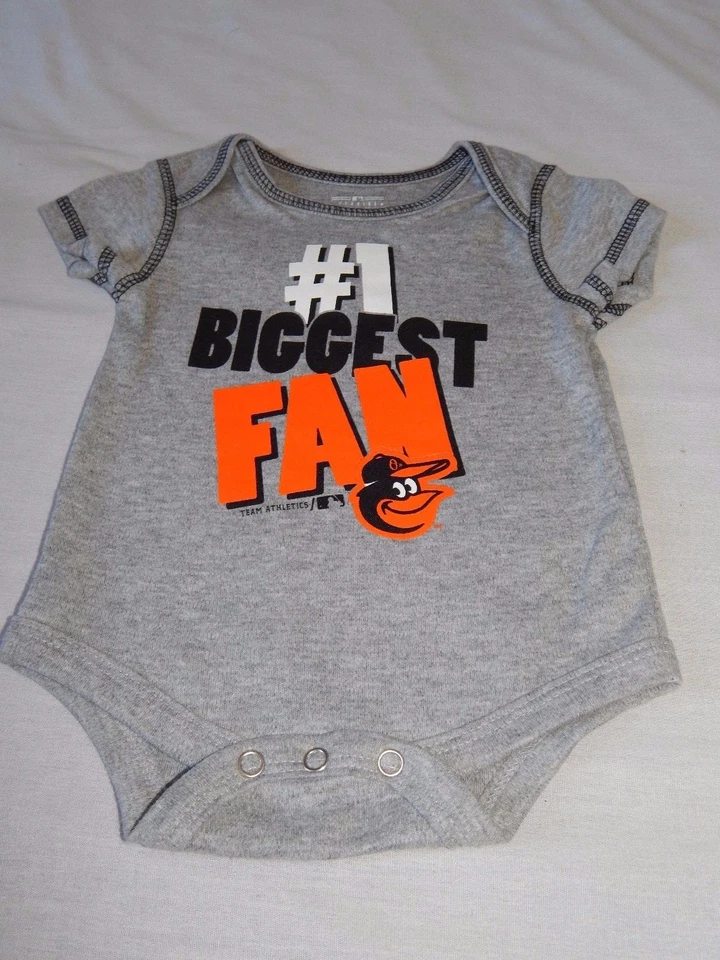 Conjunto Bebé Baltimore Orioles Body Talla 0-3 Meses Bebé Recién Nacido Una Pieza Foto 3 de 4