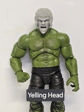 Impreso en 3D LOU FERIGNO HULK EXTRA GRANDE INTELIGENTE HULK BAF CABEZA 1:12 Leyendas de Marvel