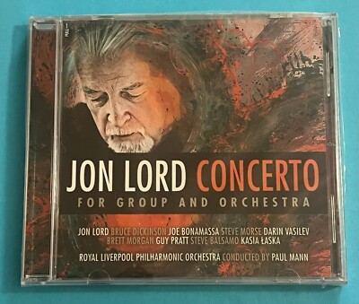 Jon Lord Jon Lord: Concerto for Group and Orchestra (CD) Album New/Sealed