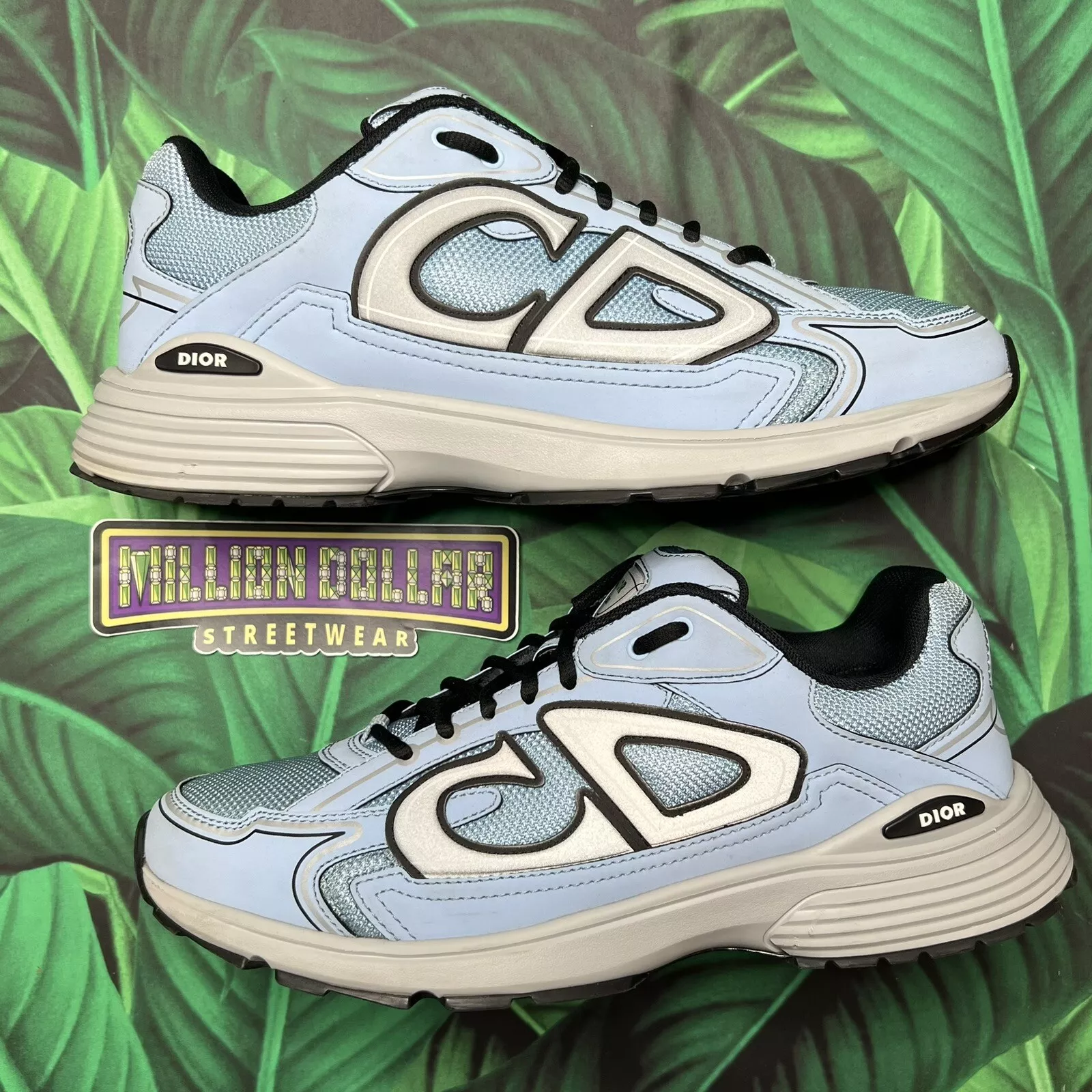 Baskets Dior B30 « bleu gris réfléchissant » taille   11M/44EU