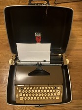 Smith Corona Coronet Automatic 12 Electric Typewriter Carrying Case Key Manual thumbnail