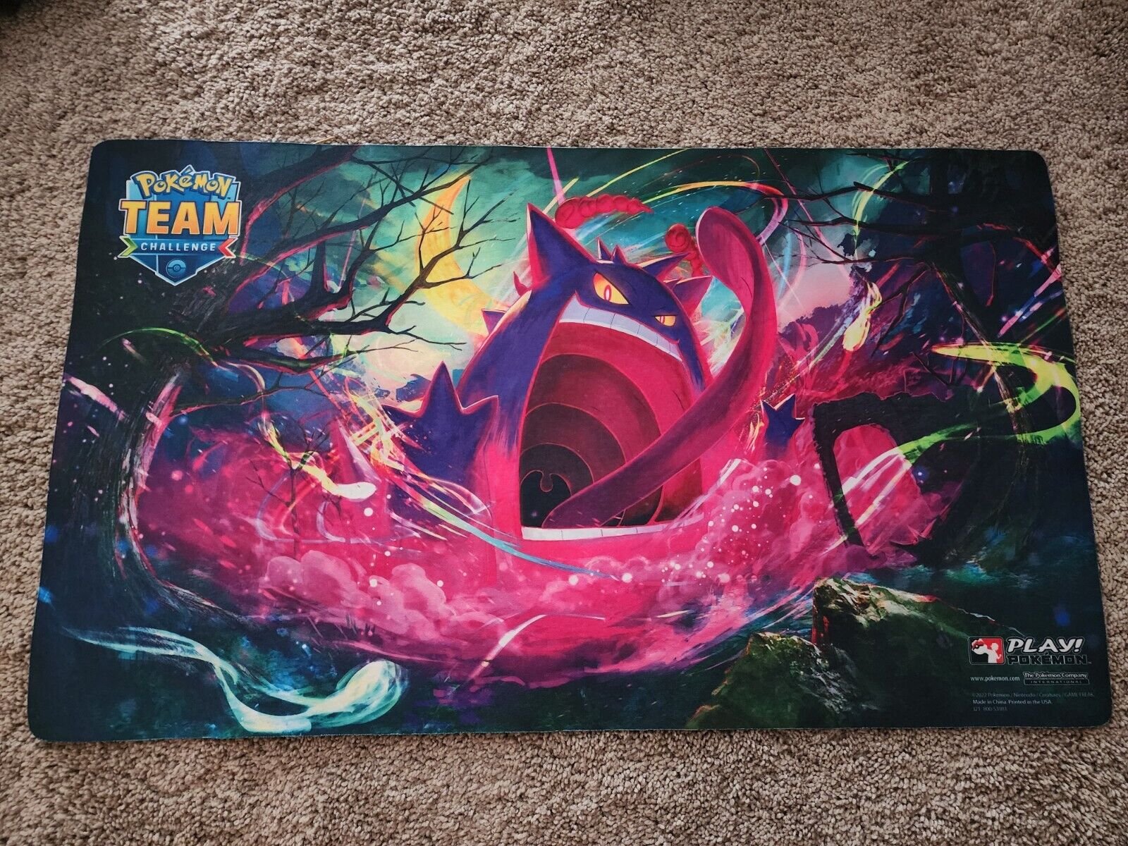 LED_GENGAR on X: The playmat for this seasons international championships  look amazing!!! #pokemon Like if you want one 😍  /  X