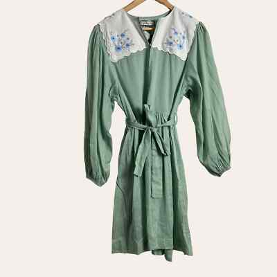innika choo green dress Innika Choo FONDA LAIF SCALLOP LADY LIKE DRESS - Sage