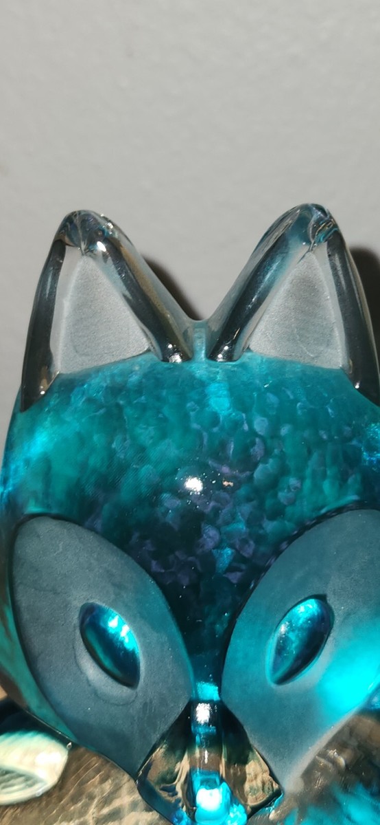 RARE Coarse for IKEA Fox Art Glass Figure | eBay