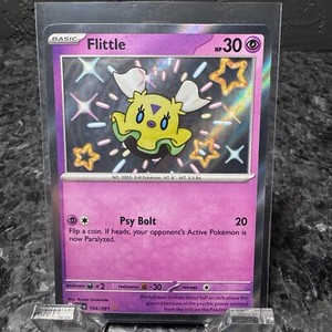 Flittle -  164/091 Shiny Rare Paldean Fates - MINT 