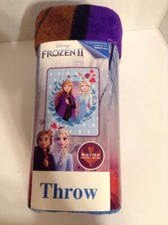 Disney Frozen II 46X60 Inch Throw Anna Elsa Ages 3 Soft 100 Polyester