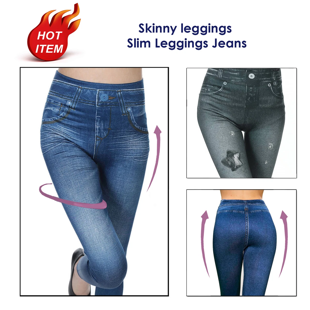 Slim n Lift Skinny Jeggings Jeans Shape wear Slimming Body Shaper