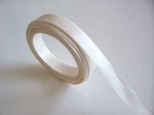 Ivory Double-Face Satin Ribbon 5/8 inch wide x 10 yards Polyester Offray B7