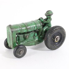 Vintage Green Black Cast Iron Ford Tractor Farm Model Arcade 273r 3.5"