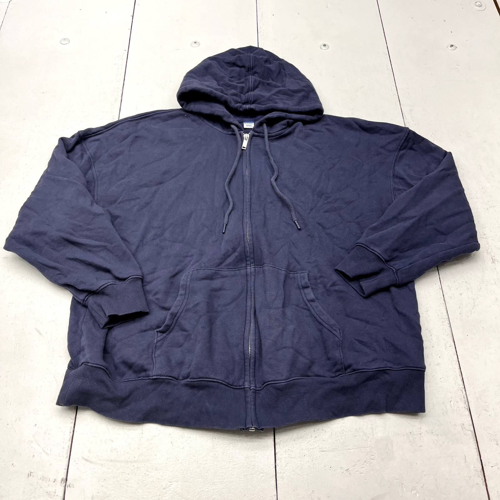 Old Navy Blue Full Zip Oversized Basic Jacket Wom… - image 1