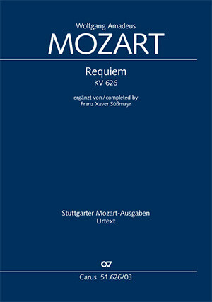 Thumbnail - Wolfgang Amadeus Mozart; Franz Xaver Süßmayr / Requiem (klavierauszug)