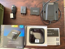 Nighthawk M6 5G mmWave Mobile Hotspot, Unlocked MR6150 add-on antenna  battery