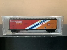 Canadian Forest Producs Ltd N Scale 50' Dbl Plug Door Box Car MTL #75050-MINT