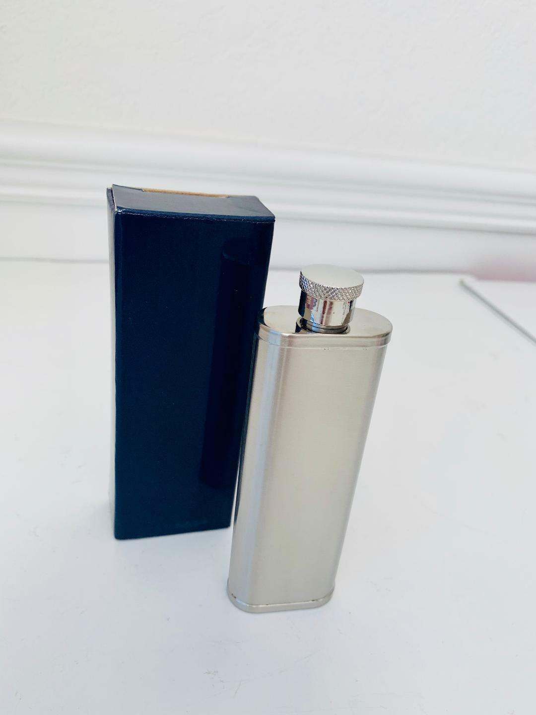 NIB Stainless Steel Liquor Pocket Hip Flask Screw Cap with Funnel  2.5oz - 6oz