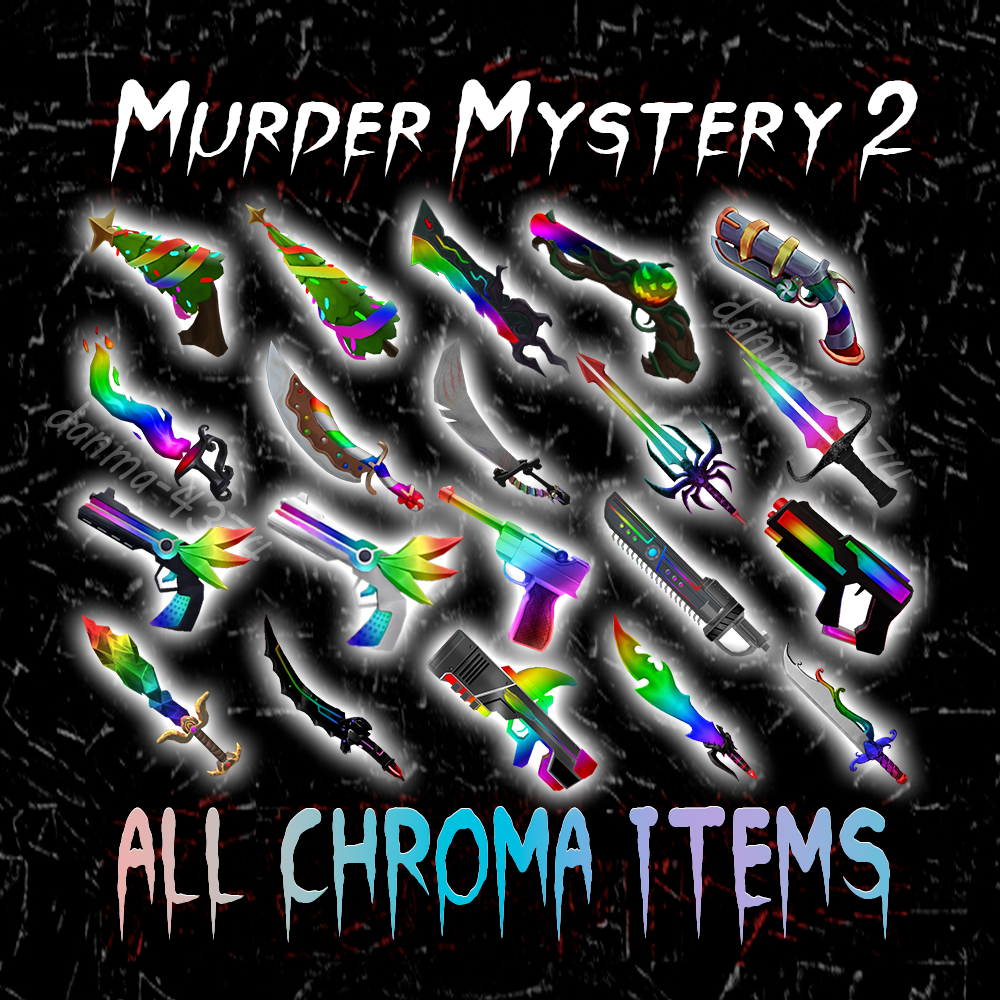 Murder Mystery 2 All Chroma Godly Items MM2 - Cheapest Price | eBay UK