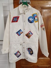 Mickey's Transatlantic Luxury Co. White / Cream Coloured Denim Jacket