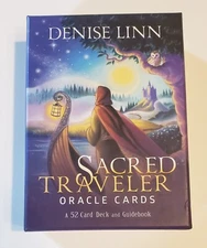 Sacred Traveler, 52 Oracle cards, Denise Linn, with box & guidebook