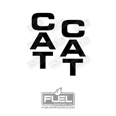 Forklift Equipment Premium Vinyl Decal 7'' wide 2-Pack - Equipment Graphics