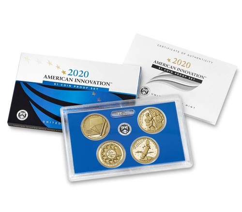 2018 2019 2020 2021 2022 American Innovation $1 Coin Proof Sets W/ Boxes And CoA - Picture 9 of 16