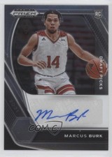 2021-22 Panini Prizm Draft Picks Draft Picks Marcus Burk #DP-MBU Auto 0l3a