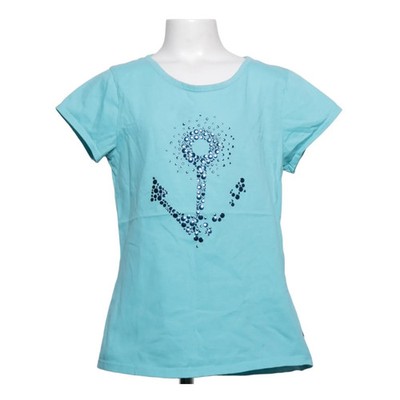 Trigema, T-shirt, Größe: 164, Blau, Baumwolle, Print, Mädchen #LOZ