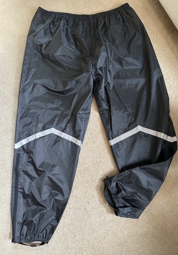 Nelson-Rigg Stormrider Rain Suit pants Black 4XL motorcycle biker  42-58” Waist