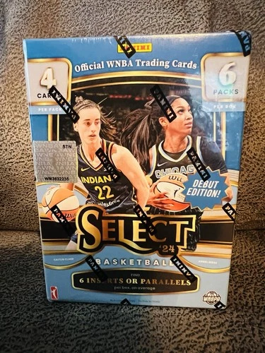 2024 Panini Select WNBA Basketball Factory Sealed 6 Pack Blaster Box! New!