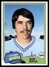 1981 Topps Traded #853 Bob Walk Braves