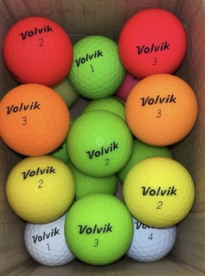 12 VOLVIK POWER SOFT MIX FARBEN PEARL/A GOLFBÄLLE
