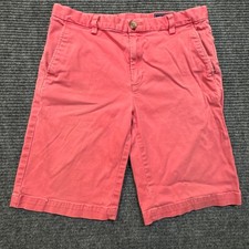 Vineyard Vines Chino Shorts Boys 16 Coral Classic Cotton Twill