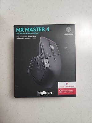 New Logitech MX Master 4 Wireless Mouse - Black (910-007561) 