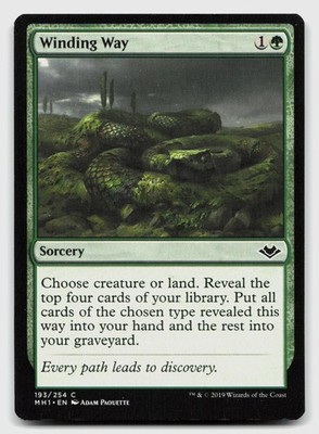 Winding Way 193 Common Modern Horizons Magic: The Gathering Near Mint
