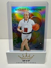 2023 UD Goodwin Hailey Van Lith #SCP-92 RC Splash of Color Platinum Rainbow Sky
