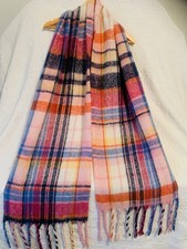 Women's Chunky Winter Scarf Warm Knit Thick Plaid Long Large Oversized Scarf