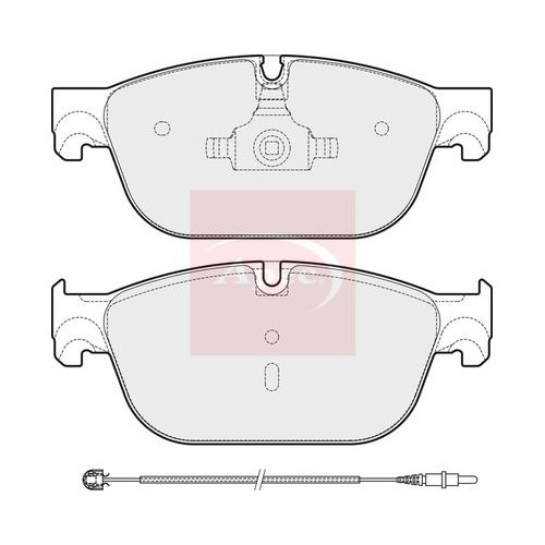 For CITROEN DS4 NX 2011 to 2015 BRAKE PADS (FRONT) (R90) PAD1809