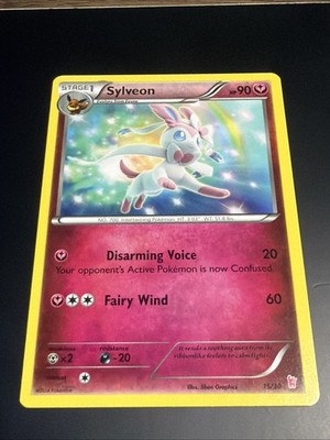 Pokemon Sylveon (#15 - Non-Holo) 15/30 XY Trainer Kit: Sylveon & Noivern LP/MP