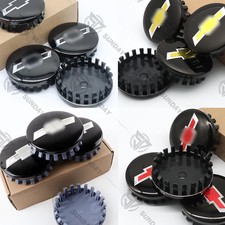 4pcs Wheel Center Hub Rim Caps For Silverado Suburban Tahoe 3.27 Inch