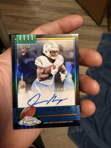 2025 Topps Chrome Omarion Hampton Superfractor (RAW)