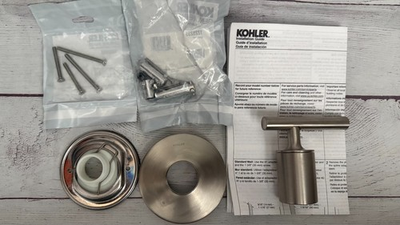 #ad KOHLER T14490 4 BN PURIST VOLUME CONTROL VALVE TRIM LEVER amp; HANDLE NICKEL $129.95
