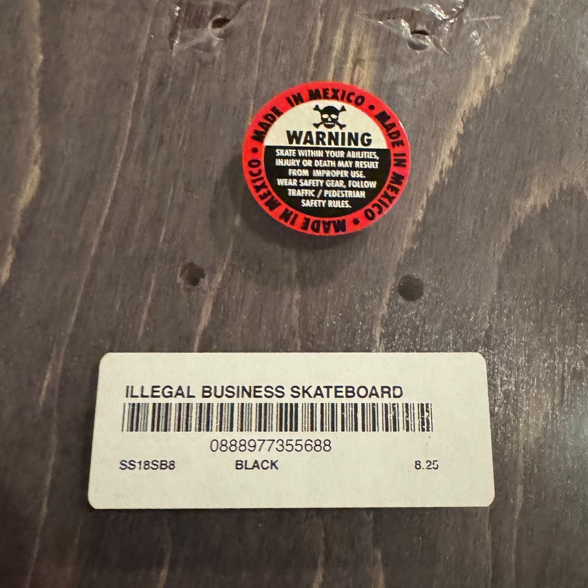 Supreme Illegal Business Skateboard Deck Black White | eBay